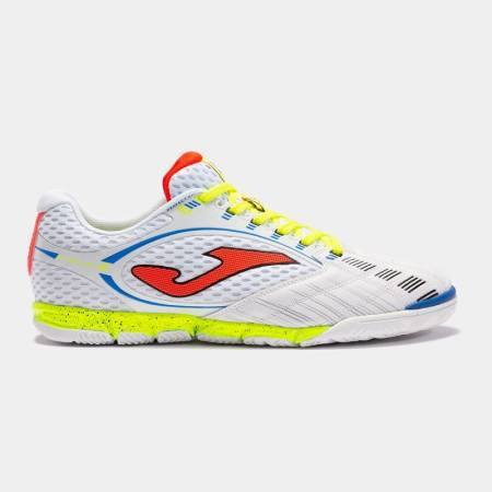 Футзалки Joma Liga5 LIGW2202IN белый-красный-салатовый